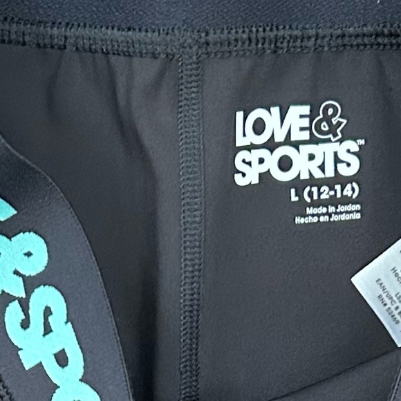 LOVE & SPORTS Workout Leggings (Large) - Picture 4 of 11